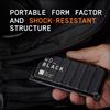SANDISK WD WD_BLACK P40 Game Drive SSD WDBAWY0020BBK - SSD - 2 TB - extern (tragbar)