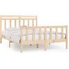 vidaXL Letto in legno massiccio senza materasso 120x200 cm in legno di pino