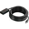 ROLINE Hub USB 3.2 Gen 1 a 4 porte con ripetitore, nero, 10 m