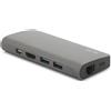 LMP USB-C Travel Dock - Docking station - USB-C 3.1 / Thunderbolt 3 - VGA, HDMI, Mini DP - GigE