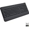Logitech Signature K650 - Tastiera - senza fili - Bluetooth 5.1 - QWERTY - Spagnolo - Grafite (920-010917)