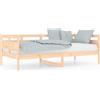 vidaXL Letto da giorno in pino massiccio 90x190 cm