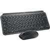 Logitech 920-011054 Logitech Wireless Keyboard+Mouse MX Keys Mini Combo graphite