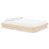 vidaXL Letto in legno massiccio 135x190 cm