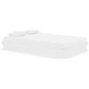 vidaXL Letto in legno massiccio bianco 120x190 cm