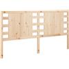 vidaXL Testiera 126x4x100 cm in legno di pino massiccio