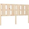 vidaXL Testata del letto 155,5x4x100 cm in legno di pino massiccio