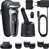 Braun Series 7 71-S7500cc Rasoio Wet & Dry Nero/Argento Sistema di taglio a 3 lame
