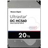 Western Digital Disco rigido interno Western Digital Ultrastar DC HC560 20 TB 7200 RPM 3,5" SAS