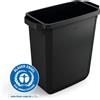 DURABLE Bidone rettangolare DURABIN® ECO 60L, Nero, 1800503221