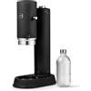 aarke Carbonator Pro Matte Black con bottiglia di vetro Condizionatore d'acqua e accessori