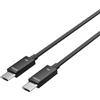 FLEXLINE FL31-72025 Cavo di collegamento USB FLEXLINE, USB-A - USB-B, nero, 1,0 m