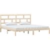 vidaXL Letto in legno massiccio di pino 200x200 cm