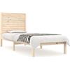 vidaXL Letto in legno massiccio 75x190 cm