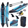 ZRAY Roatan kayak da turismo per 2 persone con 2 pagaie 376 x 77 cm