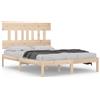 vidaXL Letto in legno massiccio 200x200 cm