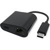 VALUE USB 3.2 Gen 2 Typ C zu Gigabit Ethernet Konverter + 1x PD Port, 100W (12.99.1118)