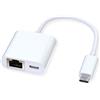 ROLINE Convertitore da USB 3.2 Gen 2 Tipo C a Gigabit Ethernet + 1x porta PD, 100W