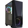 Xilence Xilent Blast X505.ARGB Gaming PC Gehäuse, RGB ATX Midi Tower, schwarz (XG141)
