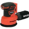 YATO Levigatrice orbitale a batteria da 18 V, 125 mm, senza batteria