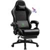 GTPLAYER Sedia da gioco ACE PRO, sedia da ufficio ergonomica con braccioli inclinabili e poggiapiedi, altoparlante Hi-Fi, atmosfera sonora impressionante, verde