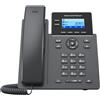 Grandstream GRP2602W, Telefono IP, Nero, Cornetta con cavo, In-band, Out-of-band, LCD, 6,12 cm (2,41")