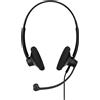 EPOS I IMPACT SC 60 - Serie 100 - Cuffia - On-Ear - Con cavo - Scollegamento facile - Nero con argento