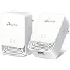 TP-Link PG1200 KIT Adattatore di rete PowerLine 607 Mbps Porta Ethernet integrata WLAN Bianco 2 pezzi (PG1200 KIT)