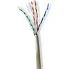 Nedis Cavo di rete in rotolo | CAT6 | intrecciato | U/UTP | rame nudo | 305,0 m | per interni | tondo | LSZH | grigio | scatola di derivazione