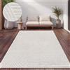 Paco Home Tappeto per esterni resistente alle intemperie Balcone Soggiorno Scandinavo Boho Unicolore Dimensioni 160x230 cm