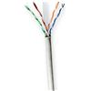 Nedis Bobina di cavo di rete | CAT6 | Fisso | U/UTP | CCA | 100,0 m | Per interni | Rotondo | PVC | Grigio | Confezione regalo