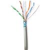 Nedis Cavo di rete in rotolo | CAT6 | A trefoli | F/UTP | CCA | 100,0 m | Per interni | Rotondo | PVC | Grigio | Confezione regalo