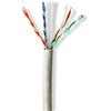 Nedis Cavo di rete in rotolo | CAT6 | Solido | U/UTP | Rame nudo | 305,0 m | Per interni | Tondo | LSZH | Grigio | Scatola di derivazione
