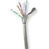 Nedis Cavo di rete Rotolo | CAT6 | Incagliato | S / FTP | Cavo di rame nudo | 305.0 m | Interno | Tondo | LSZH | Grigio | Confezione regalo