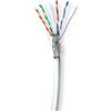 Nedis Cavo di rete solido CAT6, S/FTP, 305 m, LSZH, grigio
