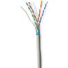 Nedis Bobina di cavo di rete | CAT6 | Fisso | F/UTP | CCA | 100,0 m | Per interni | Rotondo | PVC | Grigio | Confezione regalo