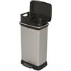 Curver Odpadkový koš Curver Deco Bin Duo 23 l + 23 l stříbrný