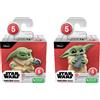 Hasbro, set di 2 figure Grogu Force Focus/Beskar Bite Star Wars The Bounty Serie 5, colorate