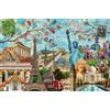 Ravensburger Spielverlag 5000-piece Postcard of Monuments puzzle. Adults and children from 14 years old. Cities and monuments. 17118. Ravensburger