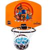 Spalding Mini Basketball Set Space Jam 79006Z, Tabellone da basket, Unisex, Arancione, Taglia: Unica