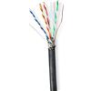 Nedis Cavo di rete Rotolo | CAT6 | Solido | S / FTP | Rame | 100.0 m | Esterno | Tondo | PE | Nero | Confezione regalo