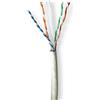 Nedis Cavo di rete in rotolo | CAT6a | Solido | U/UTP | Rame | 305,0 m | Per interni | Tondo | LSZH | Grigio | Scatola di derivazione
