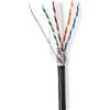 Nedis Cavo di rete Rotolo | CAT6 | Solido | S / FTP | CCA | 305.0 m | Esterno | Tondo | PE | Nero | Confezione regalo