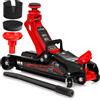Lehmann Martinetto di manovra idraulico LEHMANN | portata 2500 kg | incl. 2 tamponi in gomma | cambio pneumatici per uso domestico e officina | 80 - 360 mm