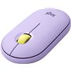 Logitech Pebble M350 mouse Viaggio Ambidestro RF senza fili + Bluetooth Ottico 1000 DPI