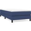vidaXL Struttura letto blu 80x200 cm in tessuto