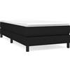 vidaXL Struttura letto nera 80x200 cm in tessuto