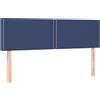 vidaXL Testate 2 pezzi Blu 72x5x78/88 cm Tessuto