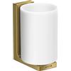 hansgrohe AXOR UNIVERSAL Rectangular godet à dents, métal, verre blanc, 42604990, 42604990
