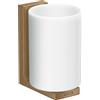 hansgrohe AXOR UNIVERSAL Rectangular godet à dents, métal, verre blanc, 42604140, 42604140
